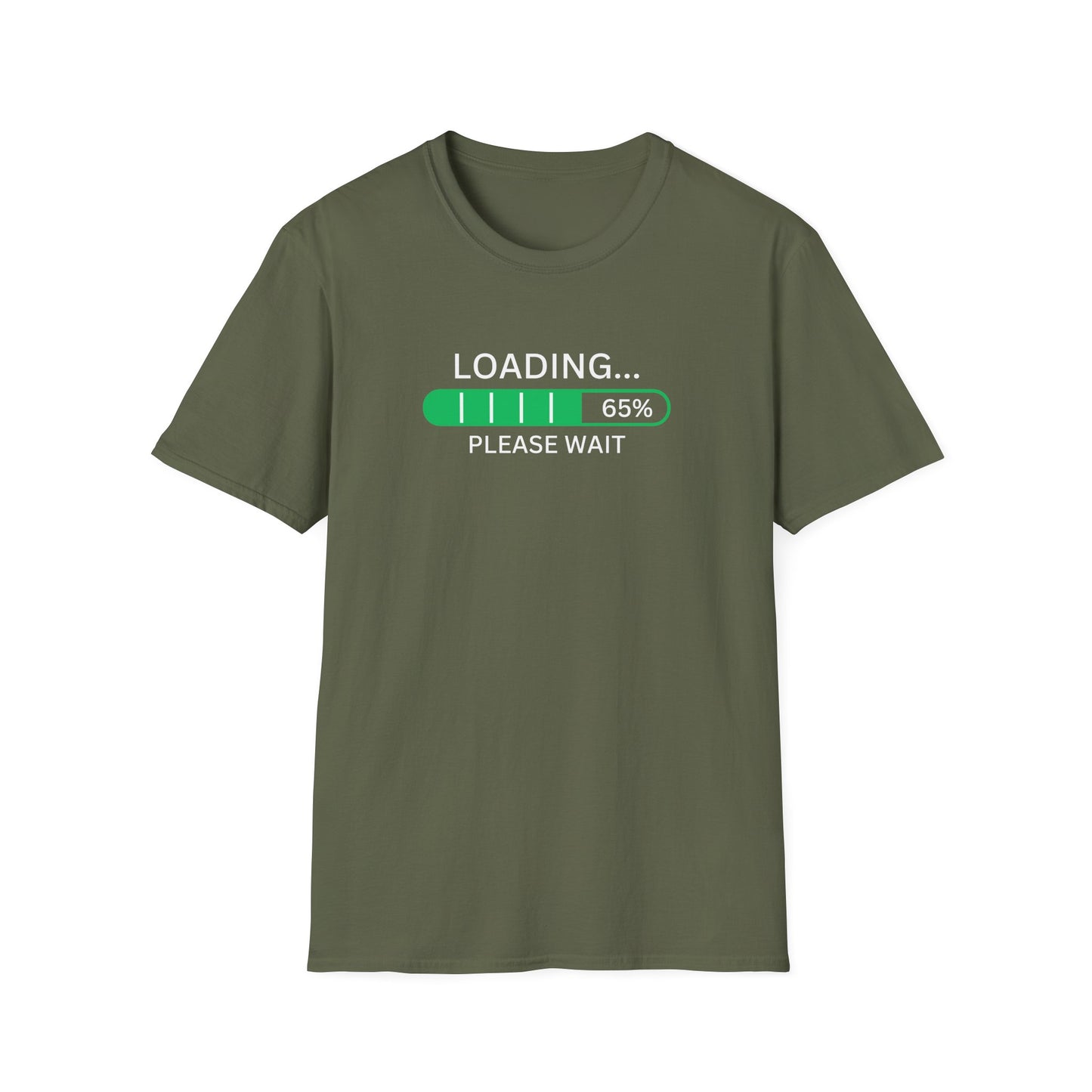 Loading Life... 65% Complete Unisex Softstyle T-Shirt
