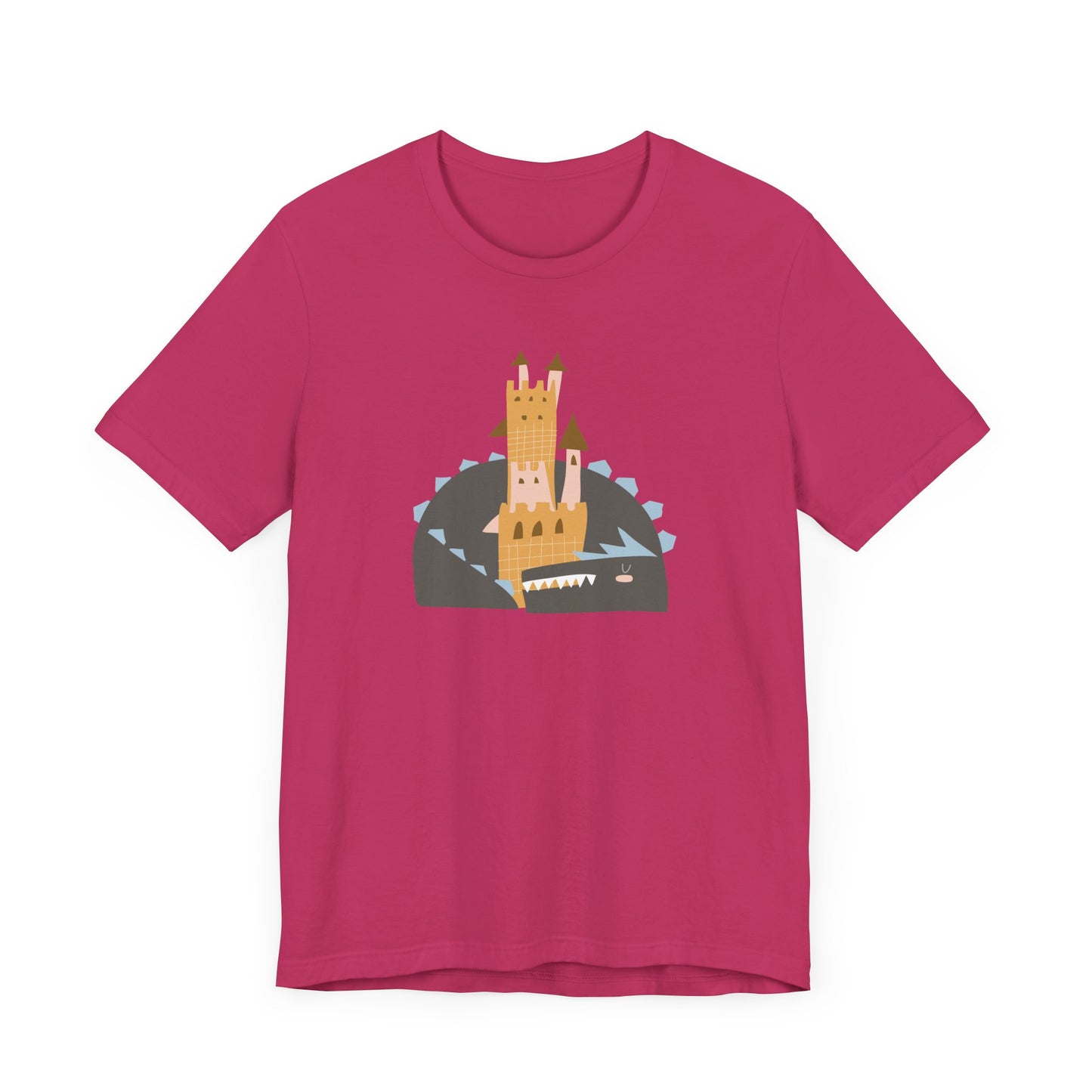 Unisex Jersey Short Sleeve Tee Dragon Dreams Cute Castle Nap