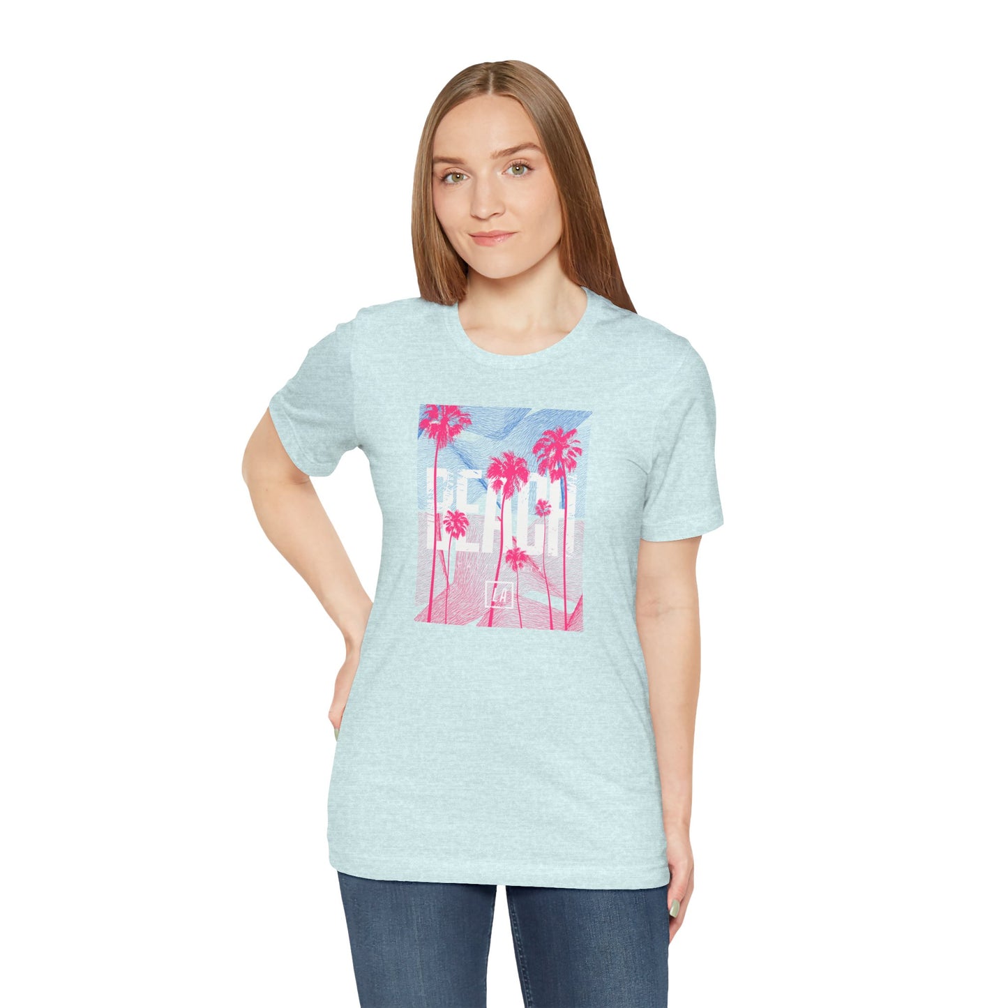Beach California Unisex Jersey Short Sleeve Tee