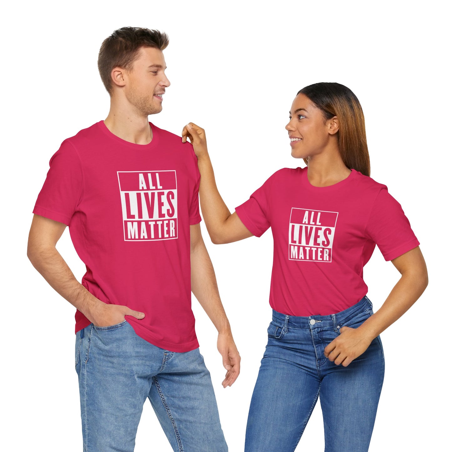 All Lives Matter ✊🏽🖤 Unisex Jersey Short Sleeve Tee
