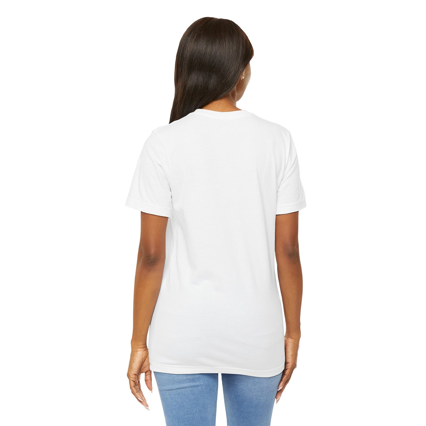 Christ is Risen Heart Shaped Orange Print Unisex Jersey Short Sleeve Tee