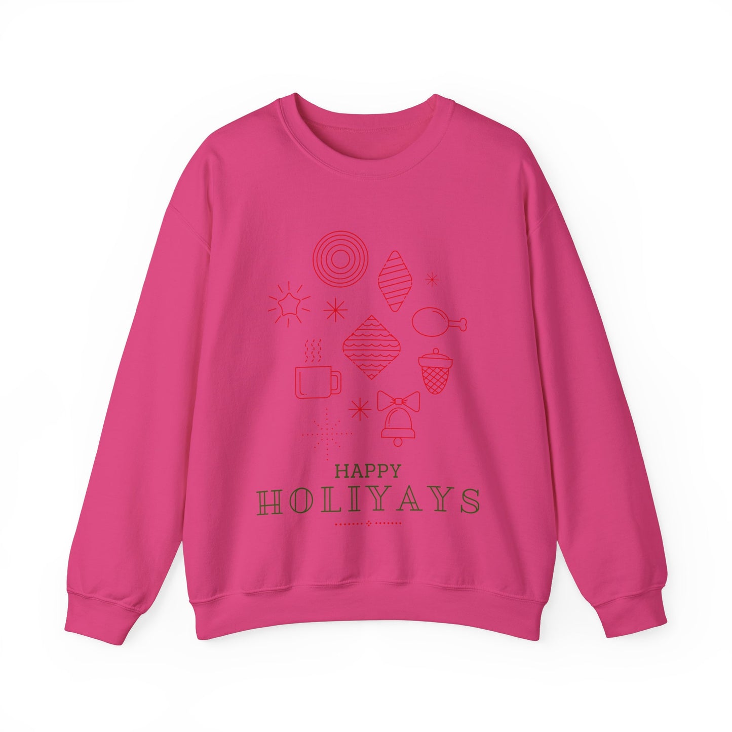 Unisex Heavy Blend Crewneck Sweatshirt Happy Holiyays 🎉✨