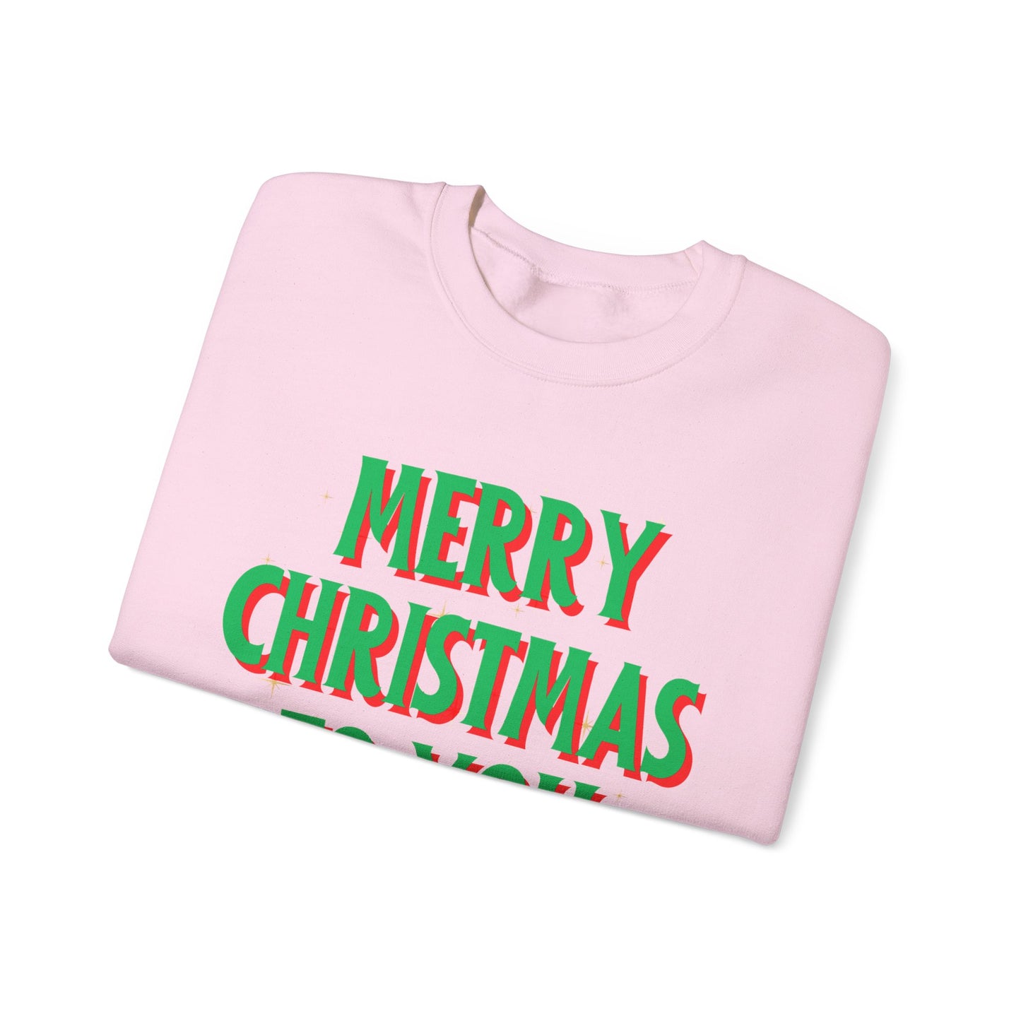 Unisex Heavy Blend Crewneck Sweatshirt Merry Christmas To You 🎄✨