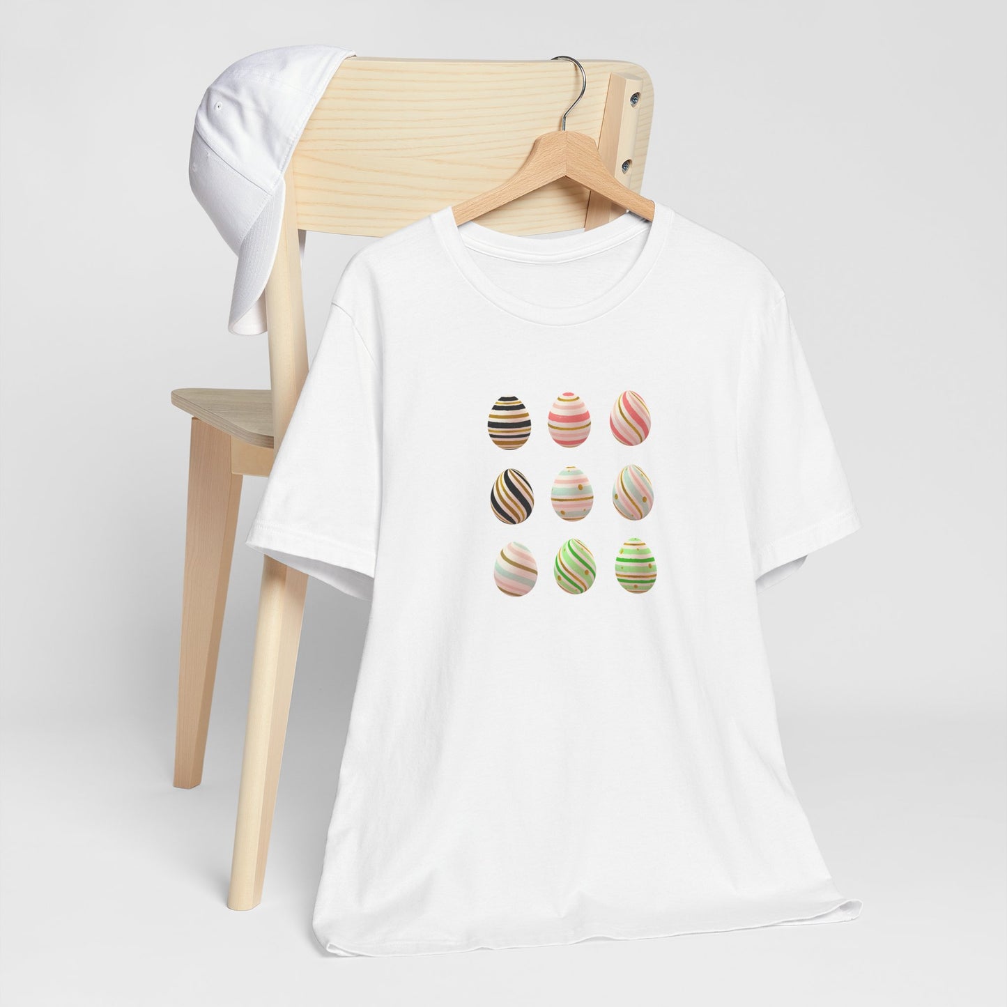 Egg-stravaganza Colorful Easter Egg Trio Unisex Jersey Short Sleeve Tee