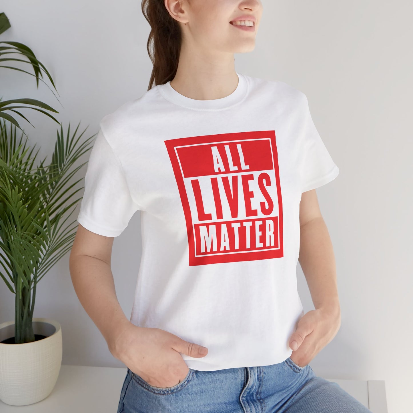 All Lives Matter ✊🏽🖤 Unisex Jersey Short Sleeve Tee