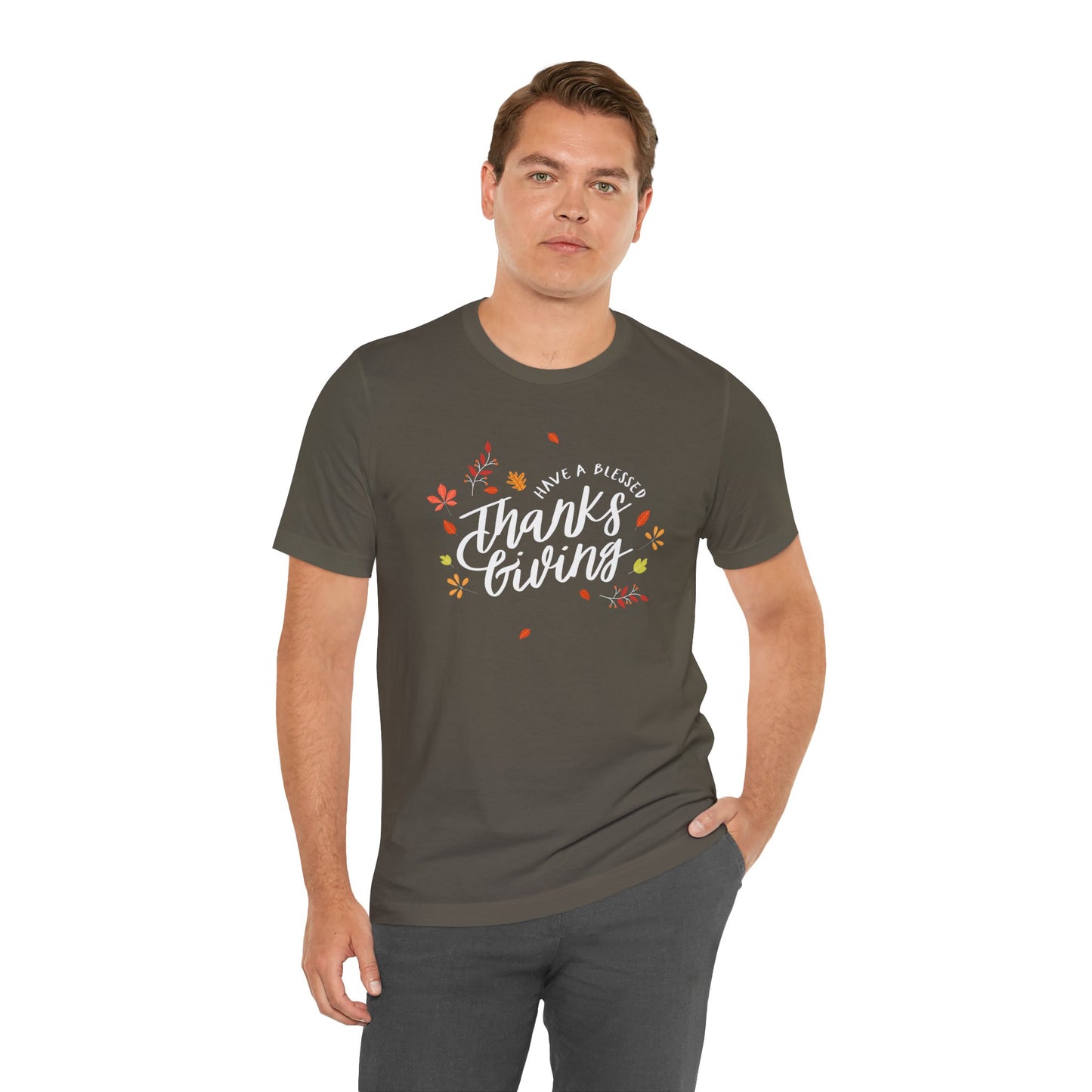 Have A Blessed Thanksgiving Unisex Jersey Short Sleeve Tee