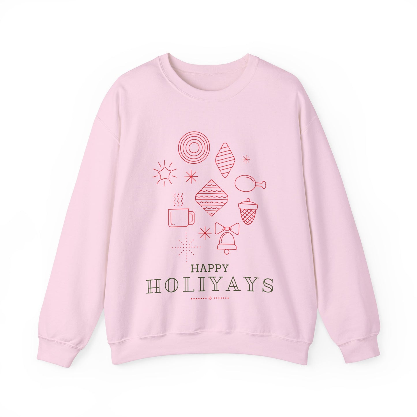 Unisex Heavy Blend Crewneck Sweatshirt Happy Holiyays 🎉✨