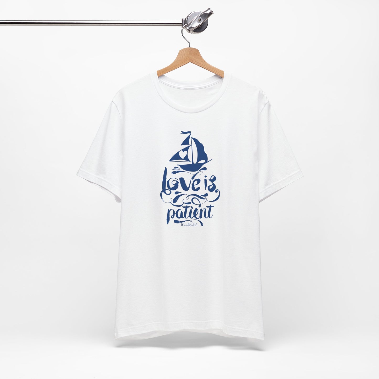 Love Is Patient Corinthians 13:4 Unisex Jersey Short Sleeve Tee