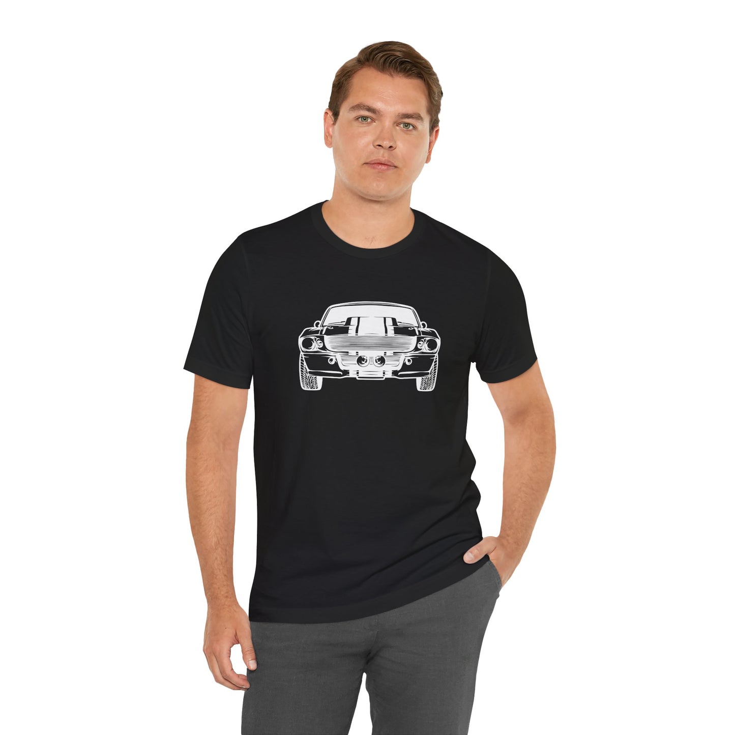 1967 Shelby Mustang GT500 Fastback Men's Jersey Short Sleeve Tee