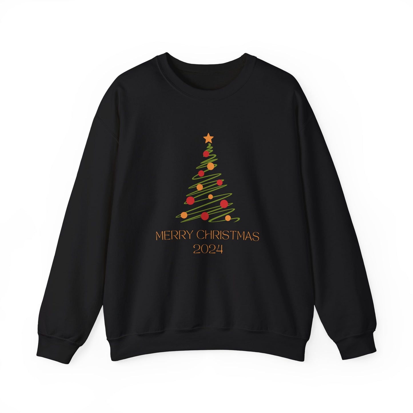 Unisex Heavy Blend Crewneck Sweatshirt Merry Christmas 2024 🎄✨