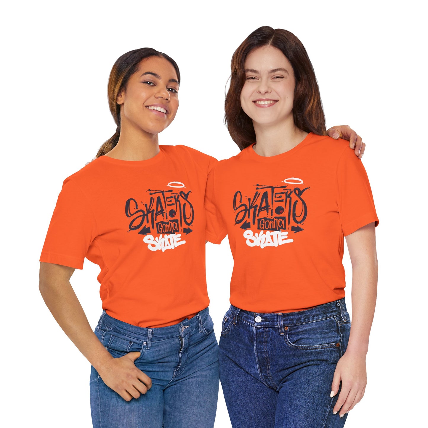 Skaters Gonna Skate Unisex Jersey Short Sleeve Tee