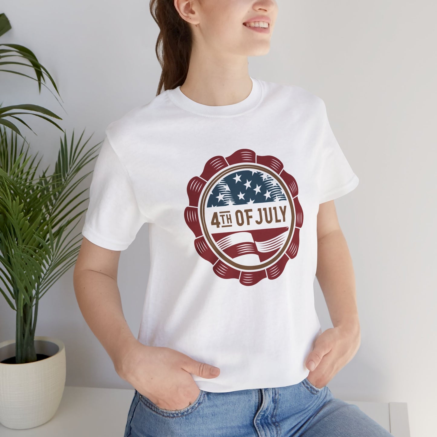 4th of July Unisex Jersey Short Sleeve Tee