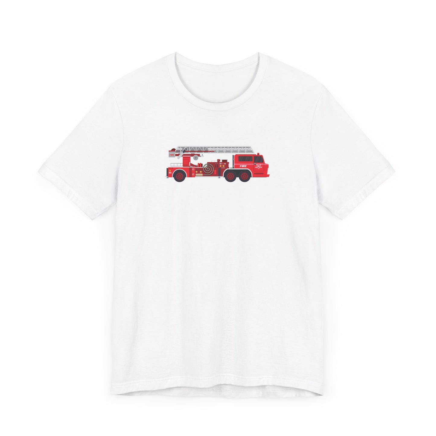Unisex Jersey Short Sleeve Tee Fire Department Ladder Truck