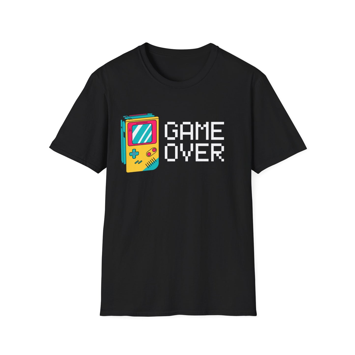 Game Over Gameboy Unisex Softstyle T-Shirt