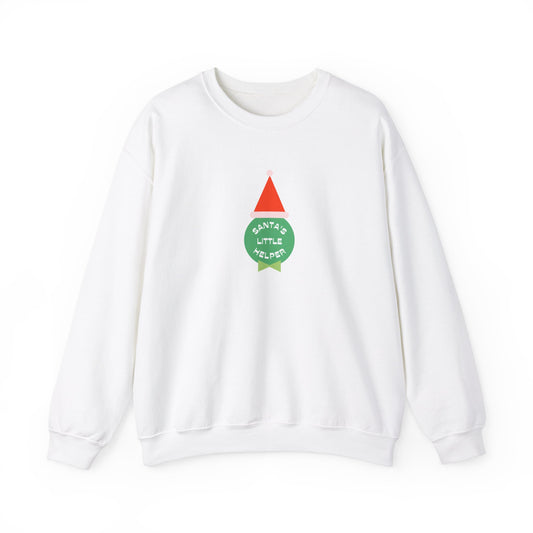 Unisex Heavy Blend Crewneck Sweatshirt Santa's Little Helper 🎅🎁✨