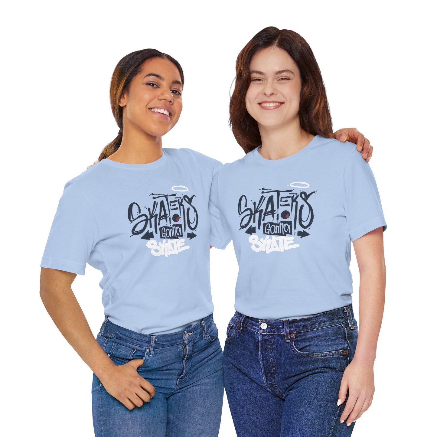 Skaters Gonna Skate Unisex Jersey Short Sleeve Tee