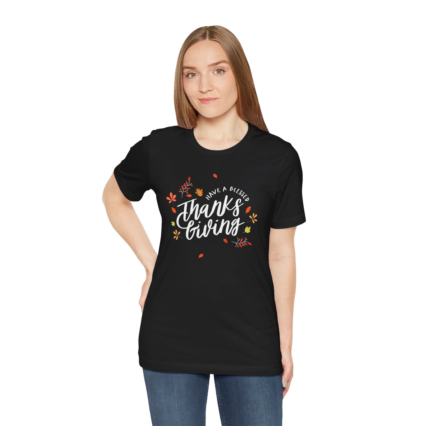 Have A Blessed Thanksgiving Unisex Jersey Short Sleeve Tee
