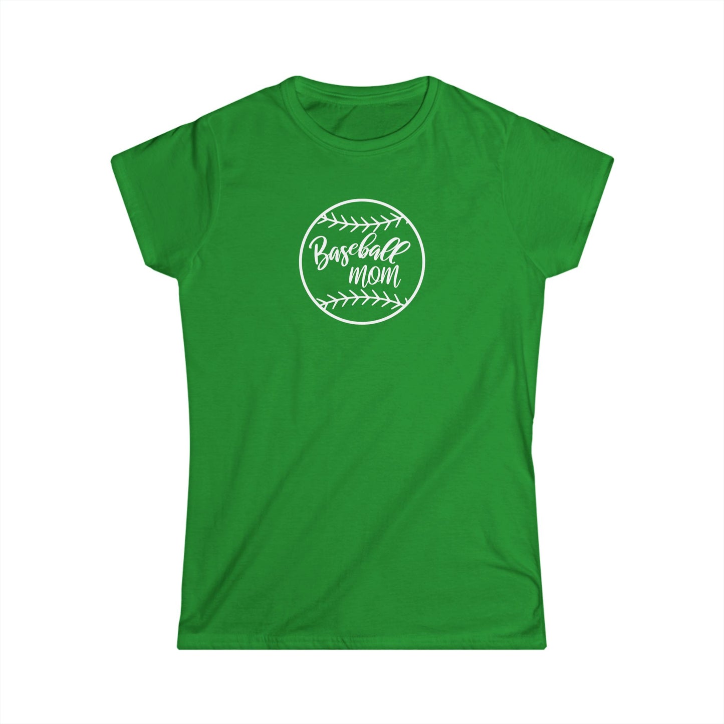 Baseball Mom Women's Softstyle Tee