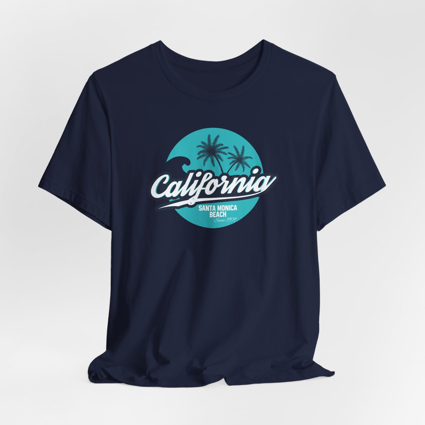 California Santa Monica Beach Unisex Jersey Short Sleeve Tee