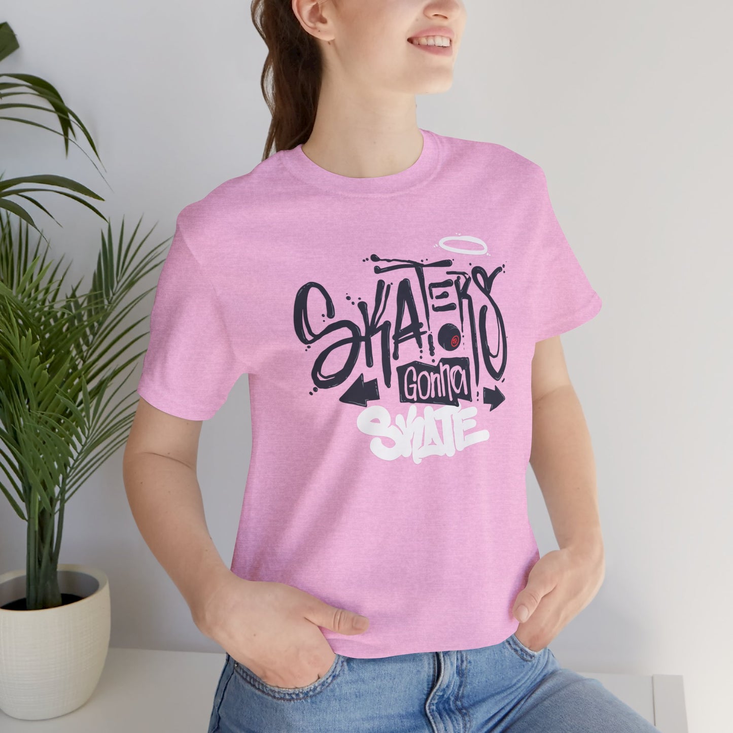 Skaters Gonna Skate Unisex Jersey Short Sleeve Tee