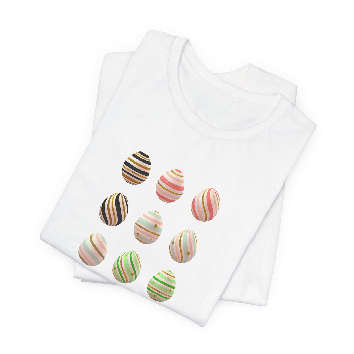 Egg-stravaganza Colorful Easter Egg Trio Unisex Jersey Short Sleeve Tee
