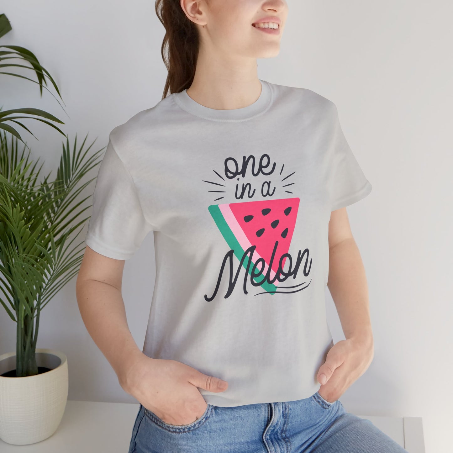 One In A Melon Unisex Jersey Short Sleeve Tee Soft Cotton
