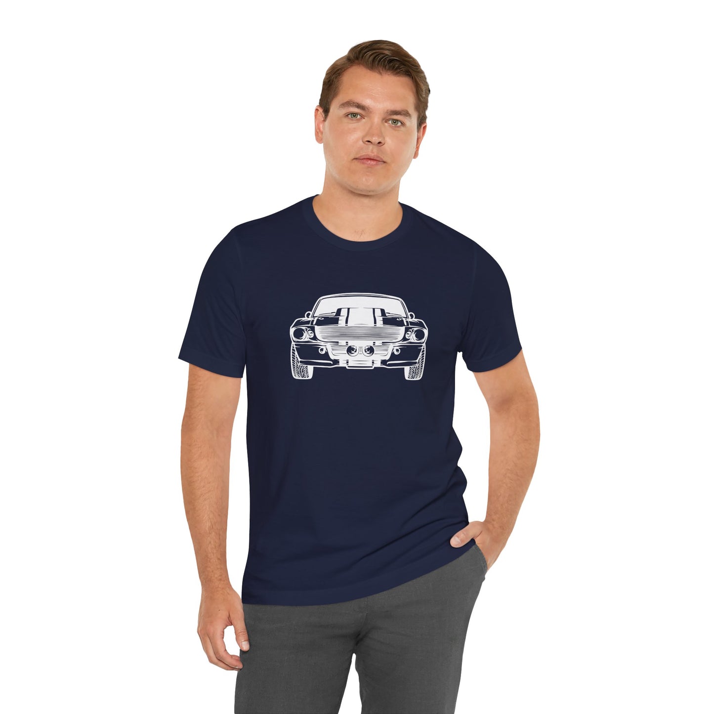 1967 Shelby Mustang GT500 Fastback Men's Jersey Short Sleeve Tee