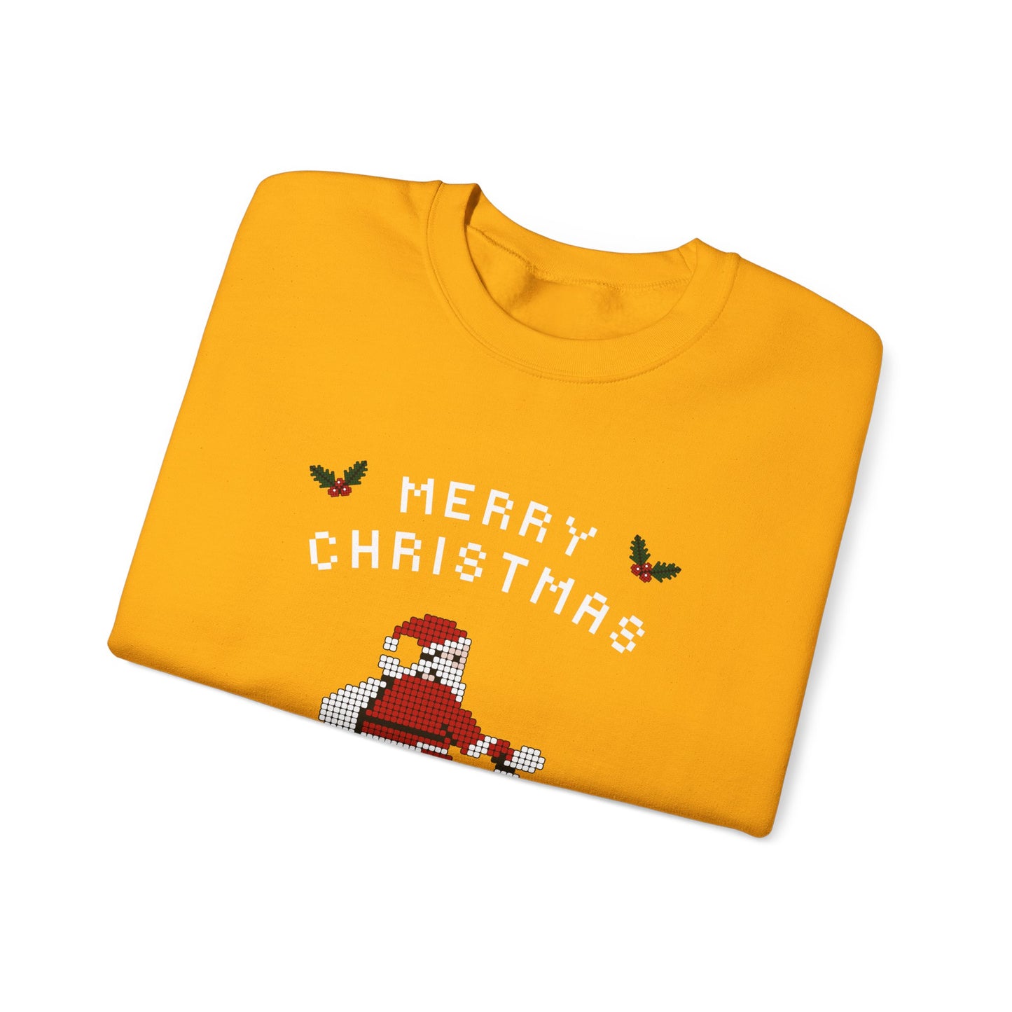 Unisex Heavy Blend Crewneck Sweatshirt Santa on a Vespa 🎅🛵✨