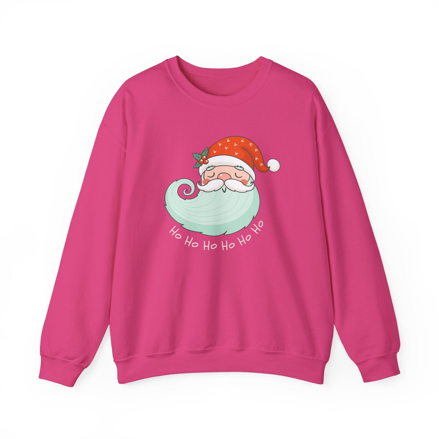 Unisex Heavy Blend Crewneck Sweatshirt Happy Santa Ho Ho Ho 🎅🎉✨