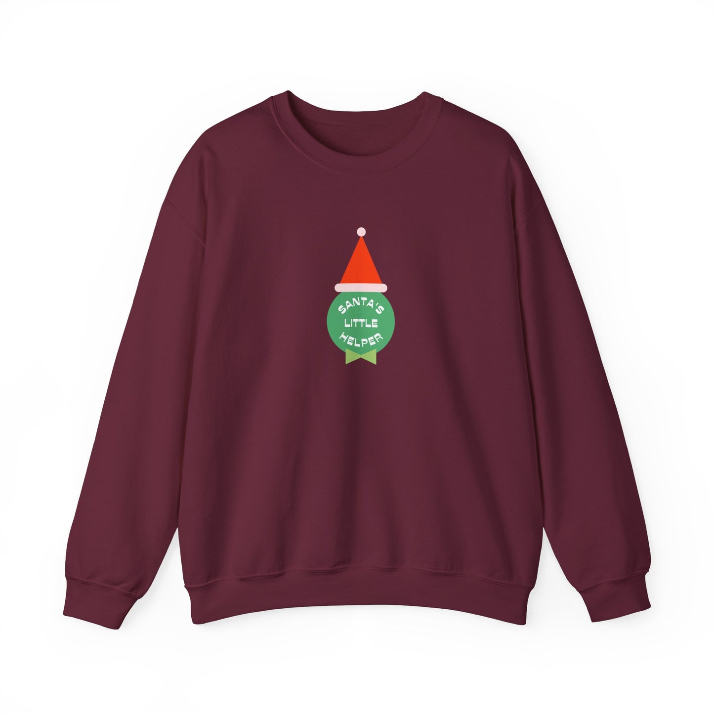 Unisex Heavy Blend Crewneck Sweatshirt Santa's Little Helper 🎅🎁✨