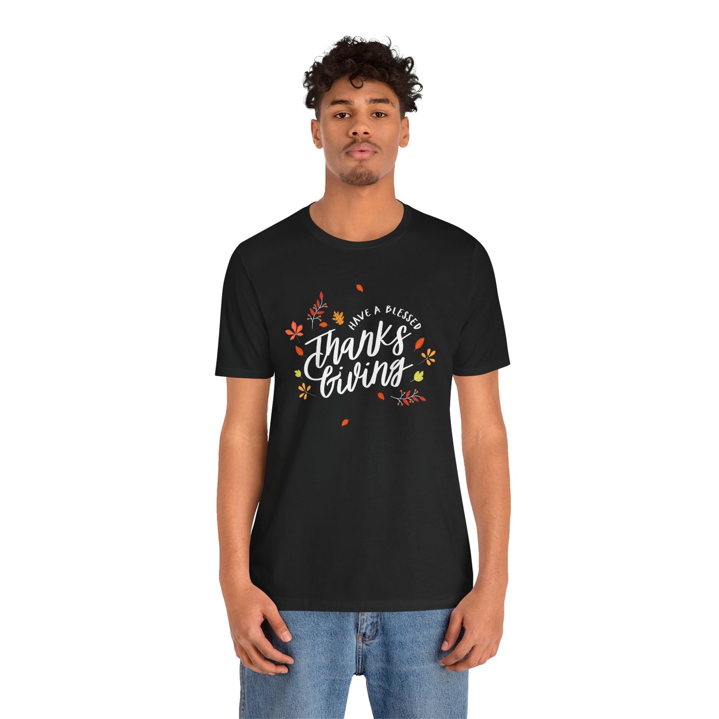Have A Blessed Thanksgiving Unisex Jersey Short Sleeve Tee