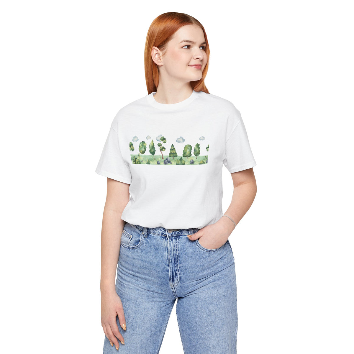 Green Dreams Meadow Magic Unisex Jersey Short Sleeve Tee