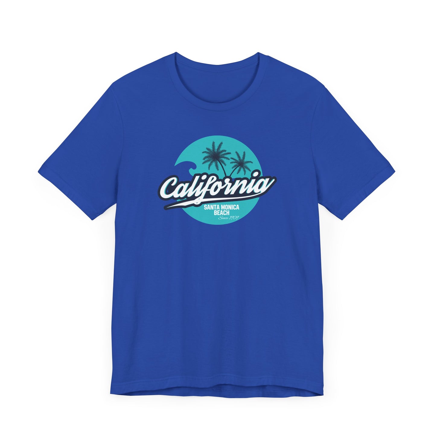 California Santa Monica Beach Unisex Jersey Short Sleeve Tee