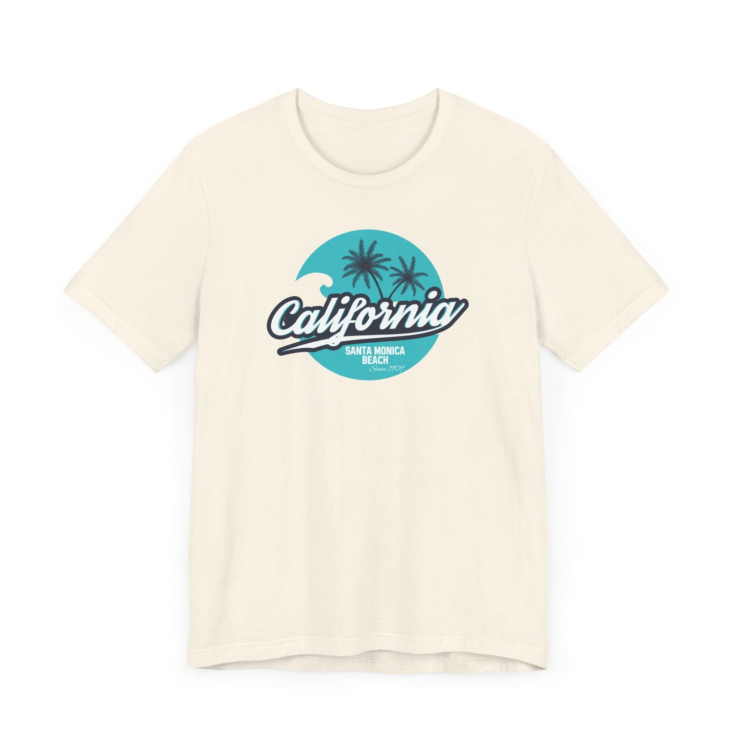 California Santa Monica Beach Unisex Jersey Short Sleeve Tee