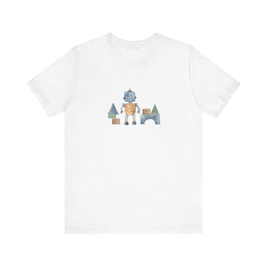 Unisex Jersey Short Sleeve Tee Robot Playtime