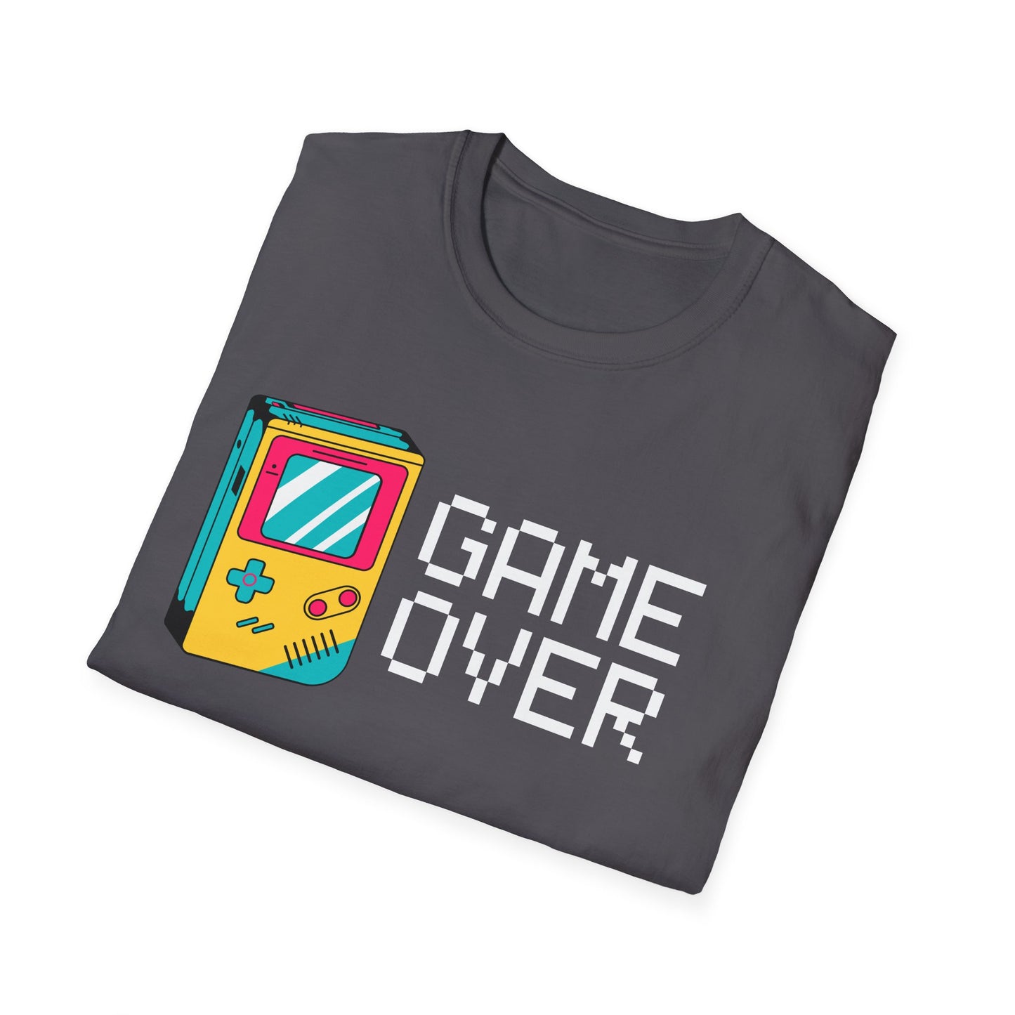 Game Over Gameboy Unisex Softstyle T-Shirt