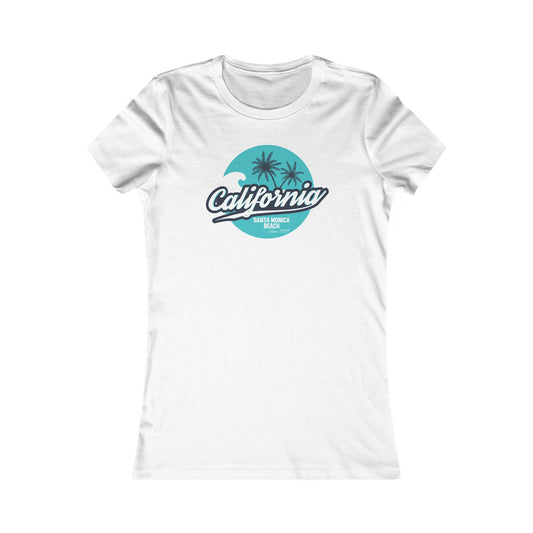 California Santa Monica Beach Women's Favorite T-Shirt