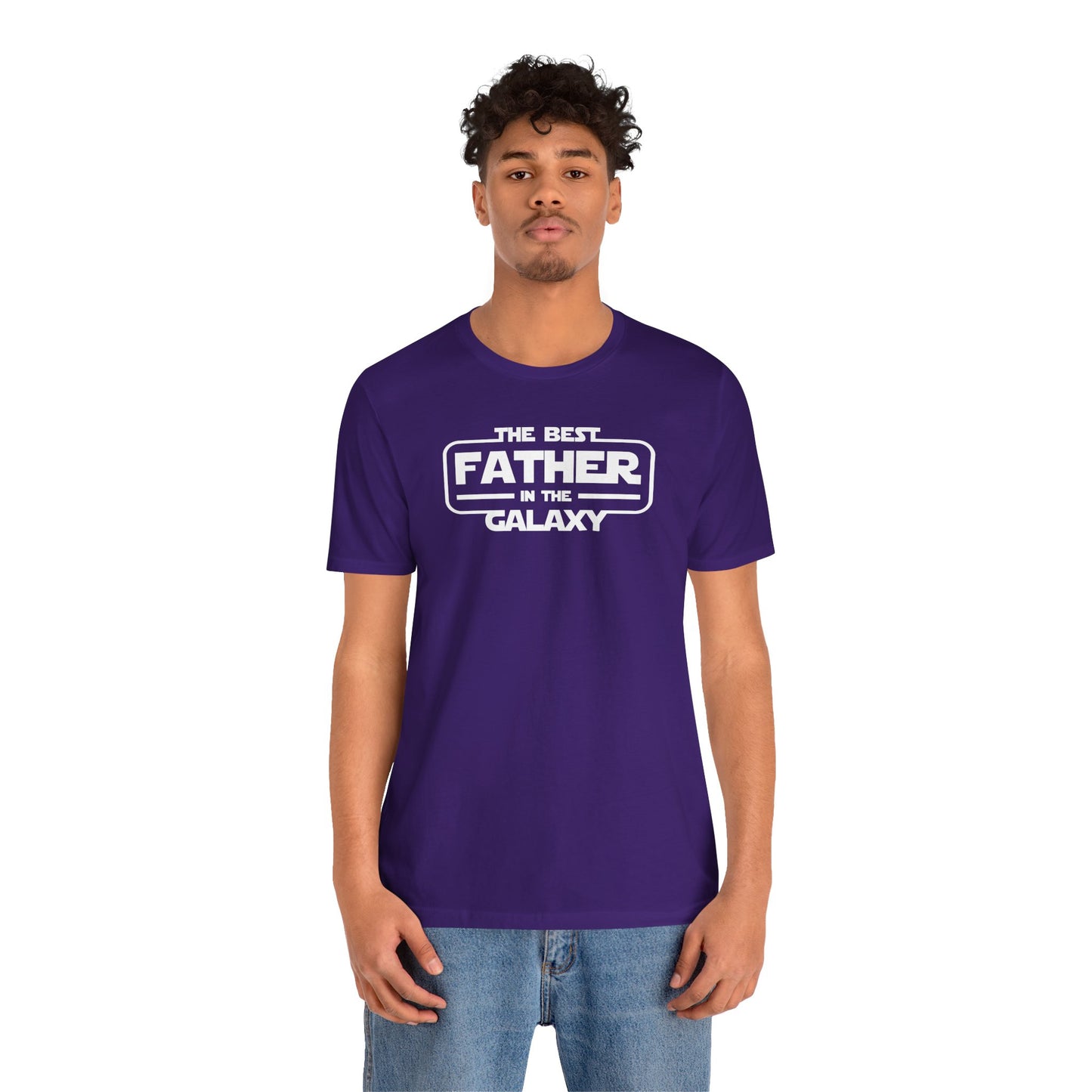 Best Father In The Galaxy Men's Jersey Short Sleeve Tee