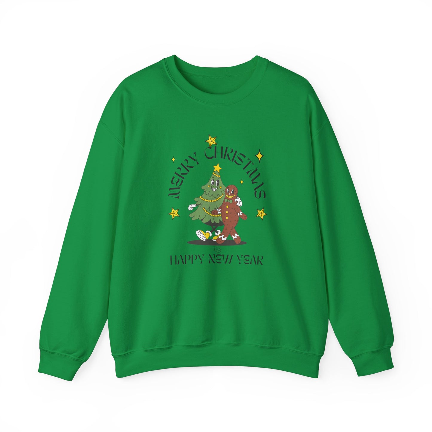 Unisex Heavy Blend Crewneck Sweatshirt Merry Christmas & Happy New Year 🎄☃️✨