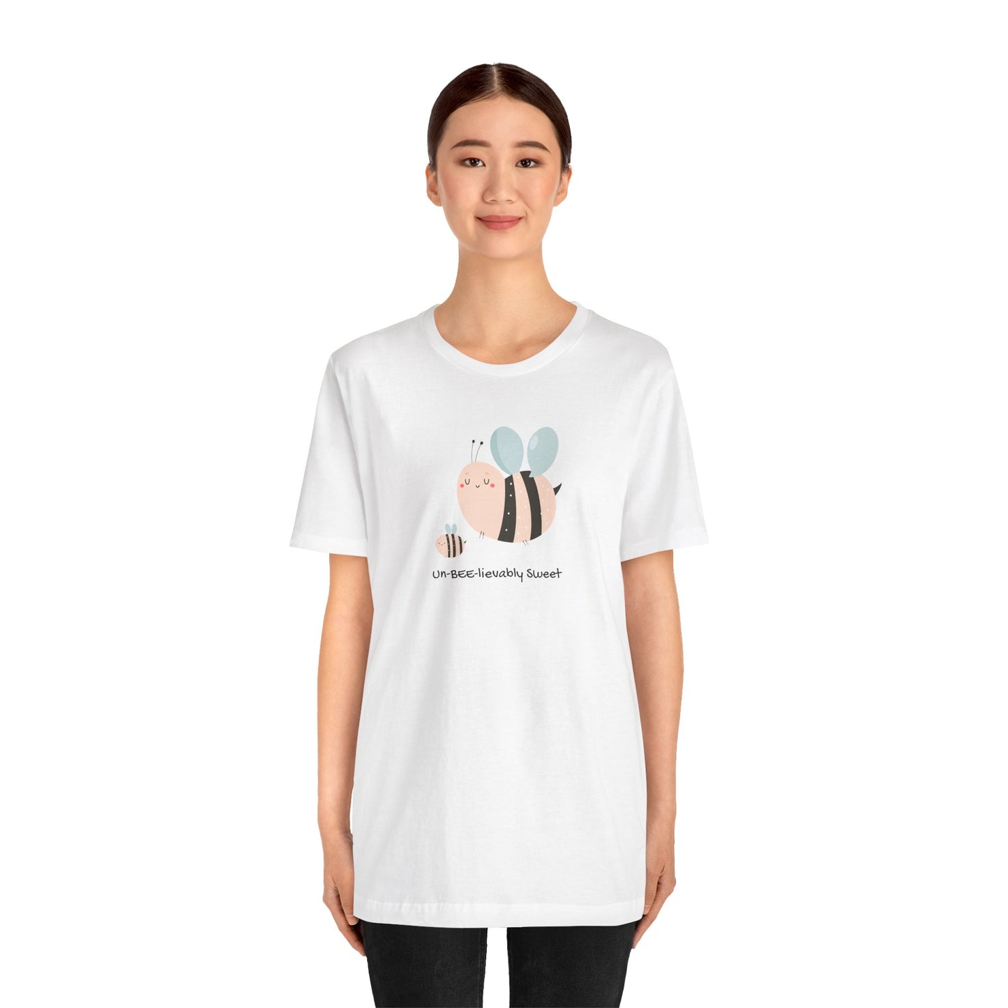 Adorable Bees Un-BEE-lievably SweetUnisex Jersey Short Sleeve Tee