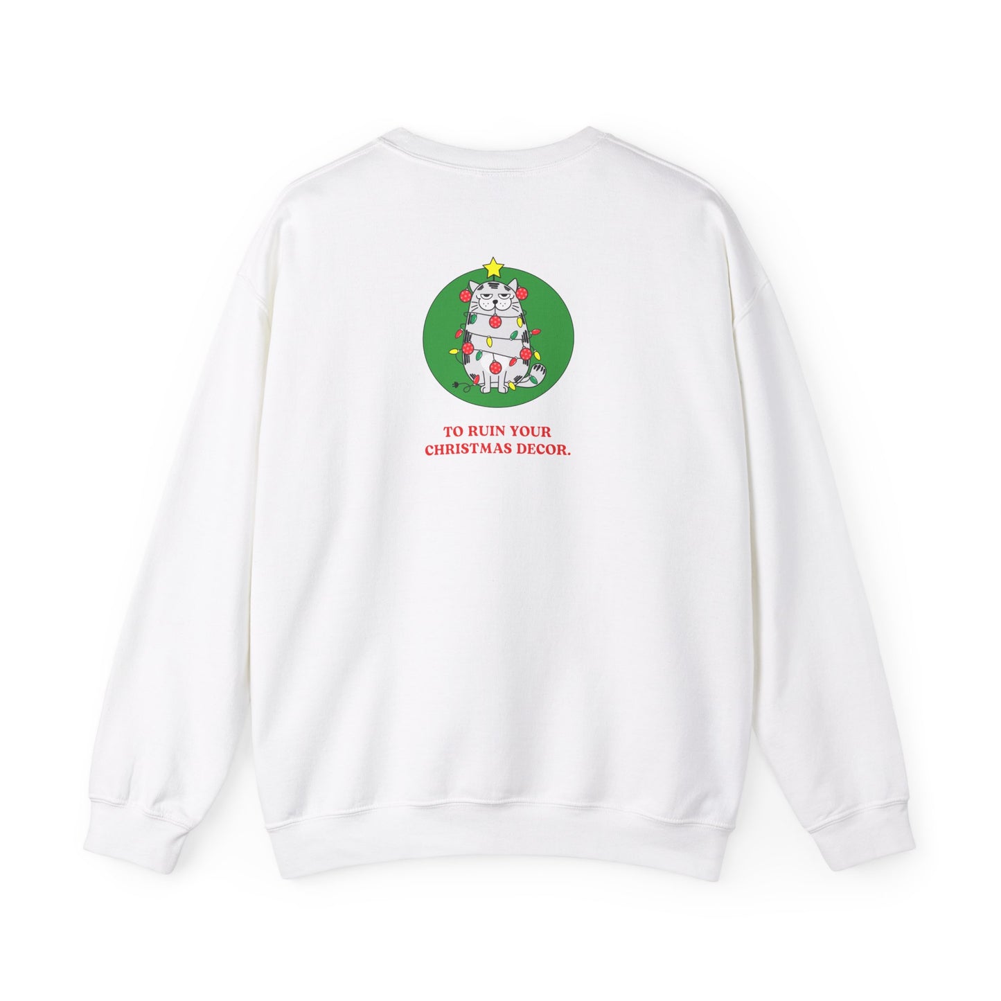 Unisex Heavy Blend Crewneck Sweatshirt Santa Paws Is Here 🎅🐾✨