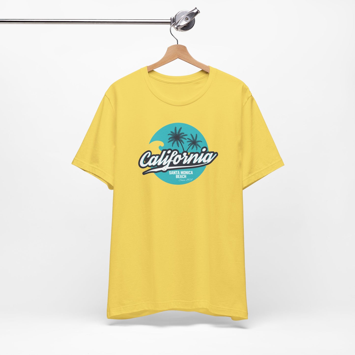 California Santa Monica Beach Unisex Jersey Short Sleeve Tee