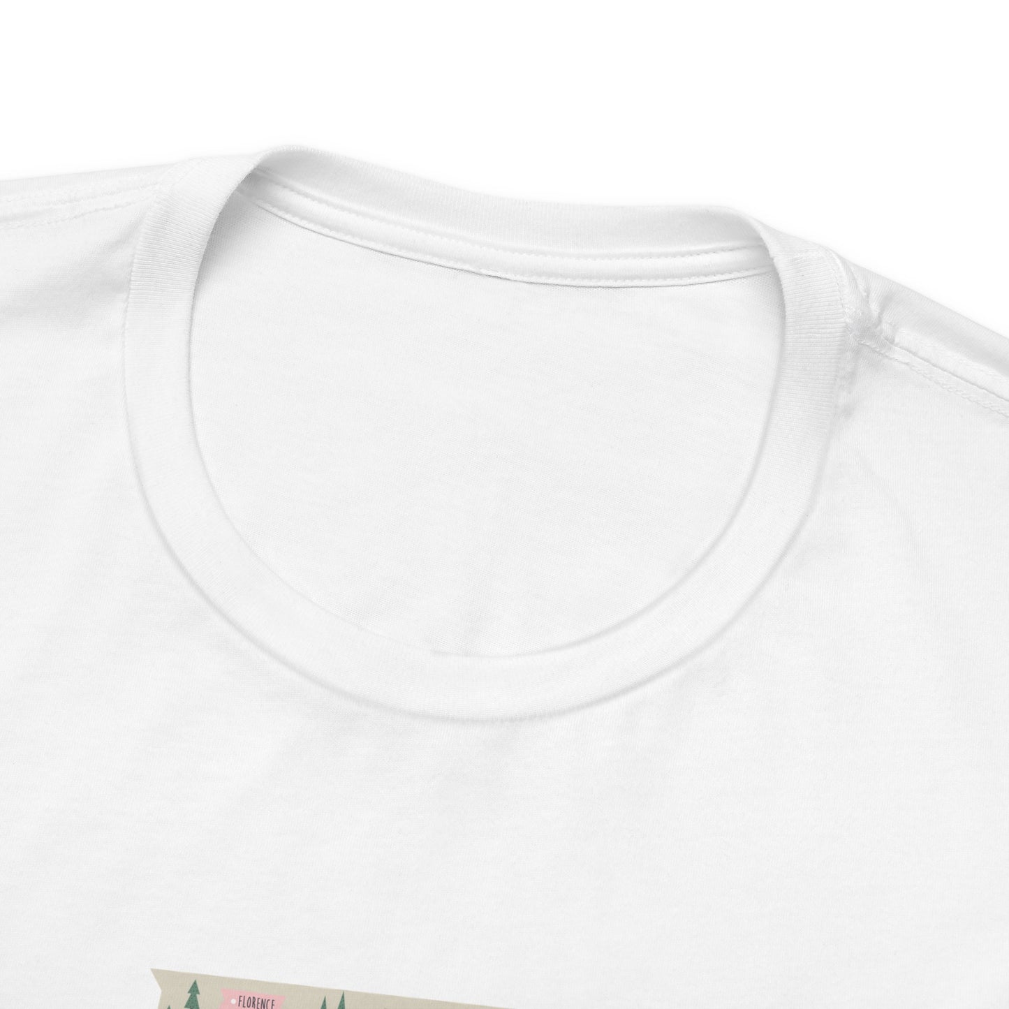 Alabama Map Unisex Jersey Short Sleeve Tee