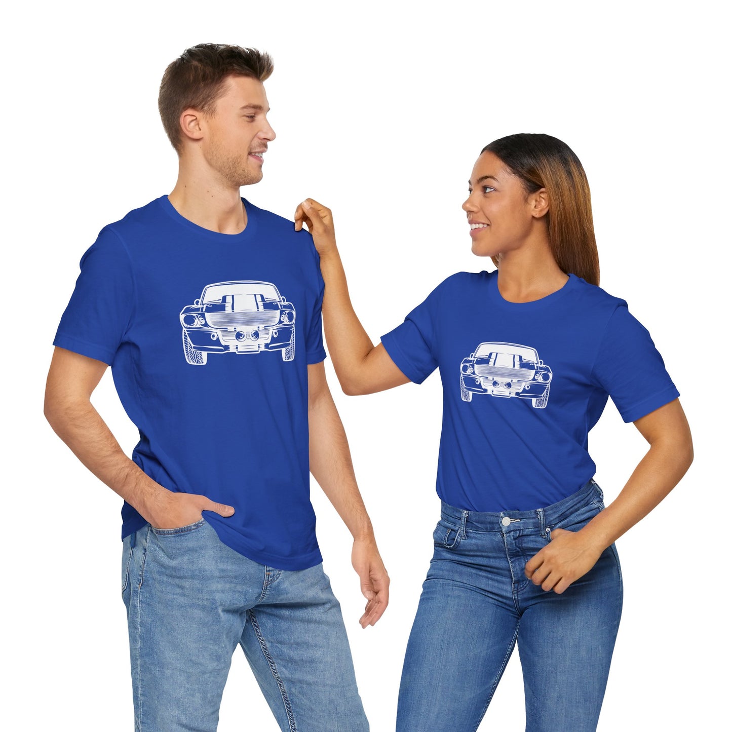 1967 Shelby Mustang GT500 Fastback Men's Jersey Short Sleeve Tee