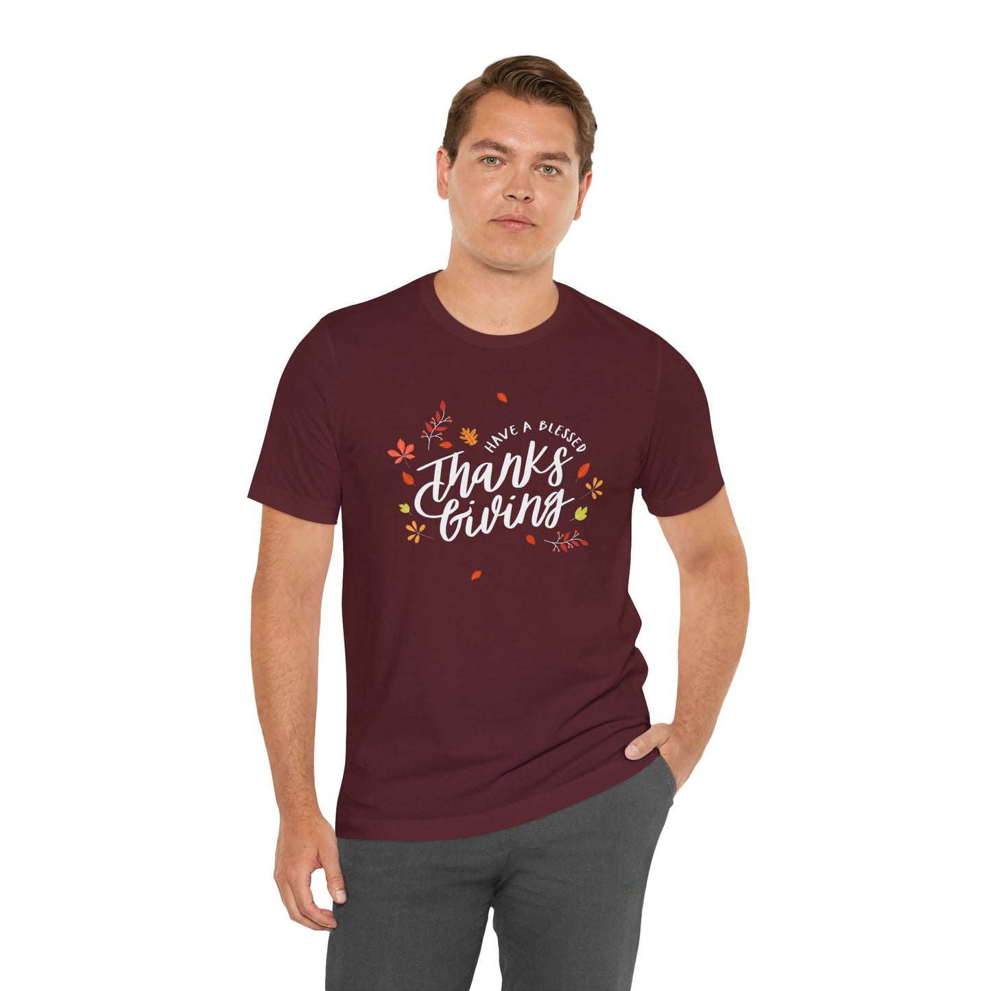 Have A Blessed Thanksgiving Unisex Jersey Short Sleeve Tee
