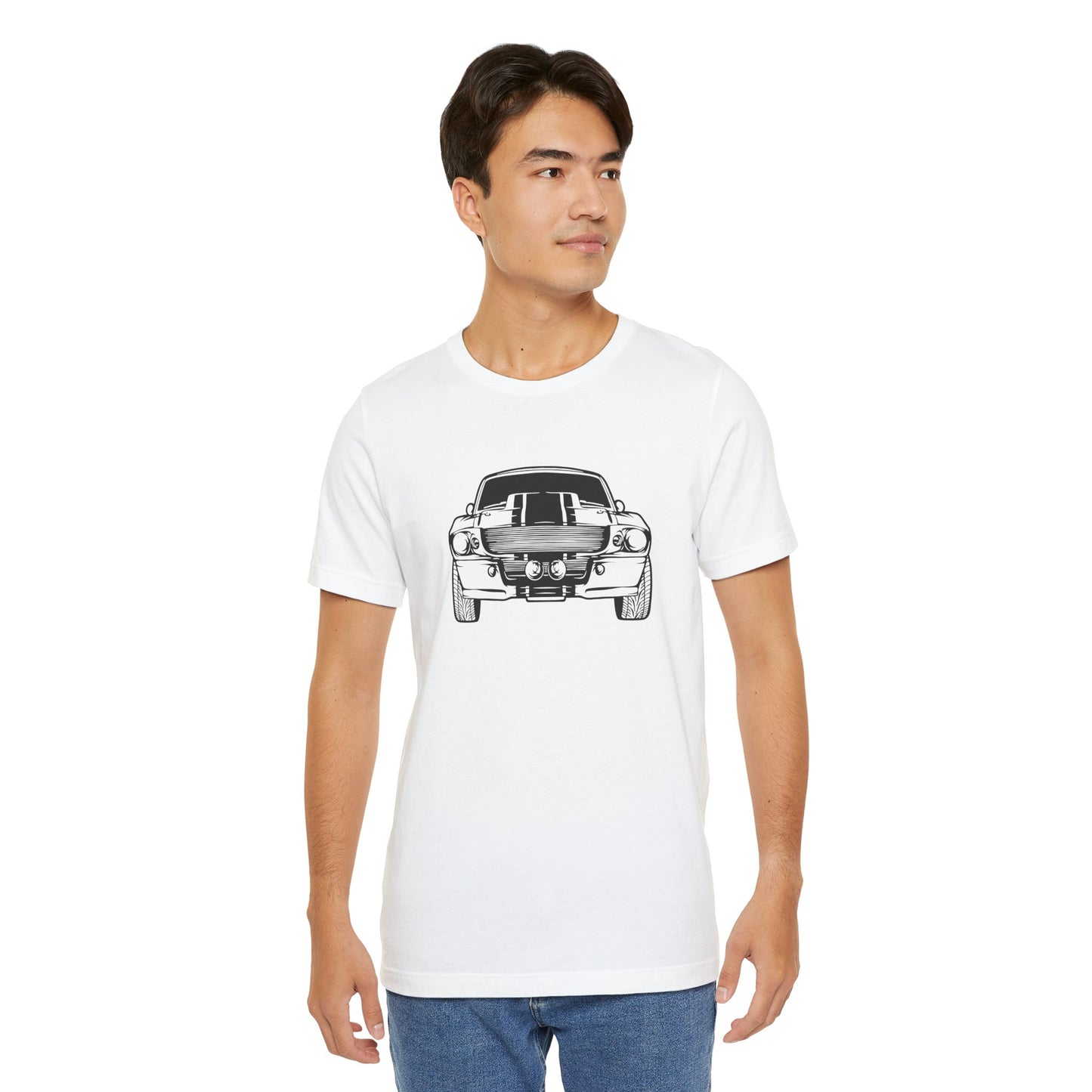 1967 Shelby Mustang GT500 Fastback Men's Jersey Short Sleeve Tee