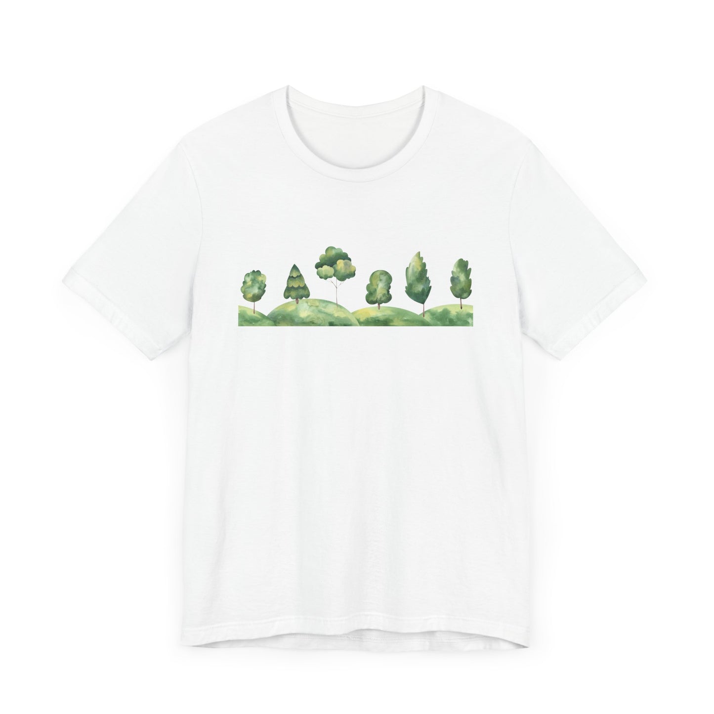 Tree-mendous Green Hills Nature Unisex Jersey Short Sleeve Tee