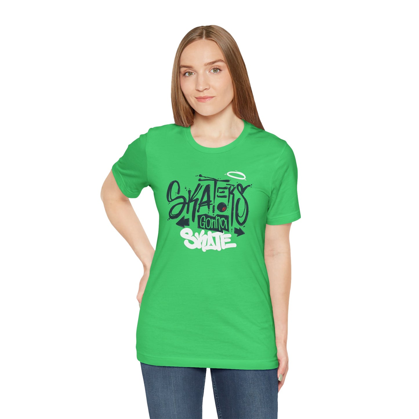 Skaters Gonna Skate Unisex Jersey Short Sleeve Tee