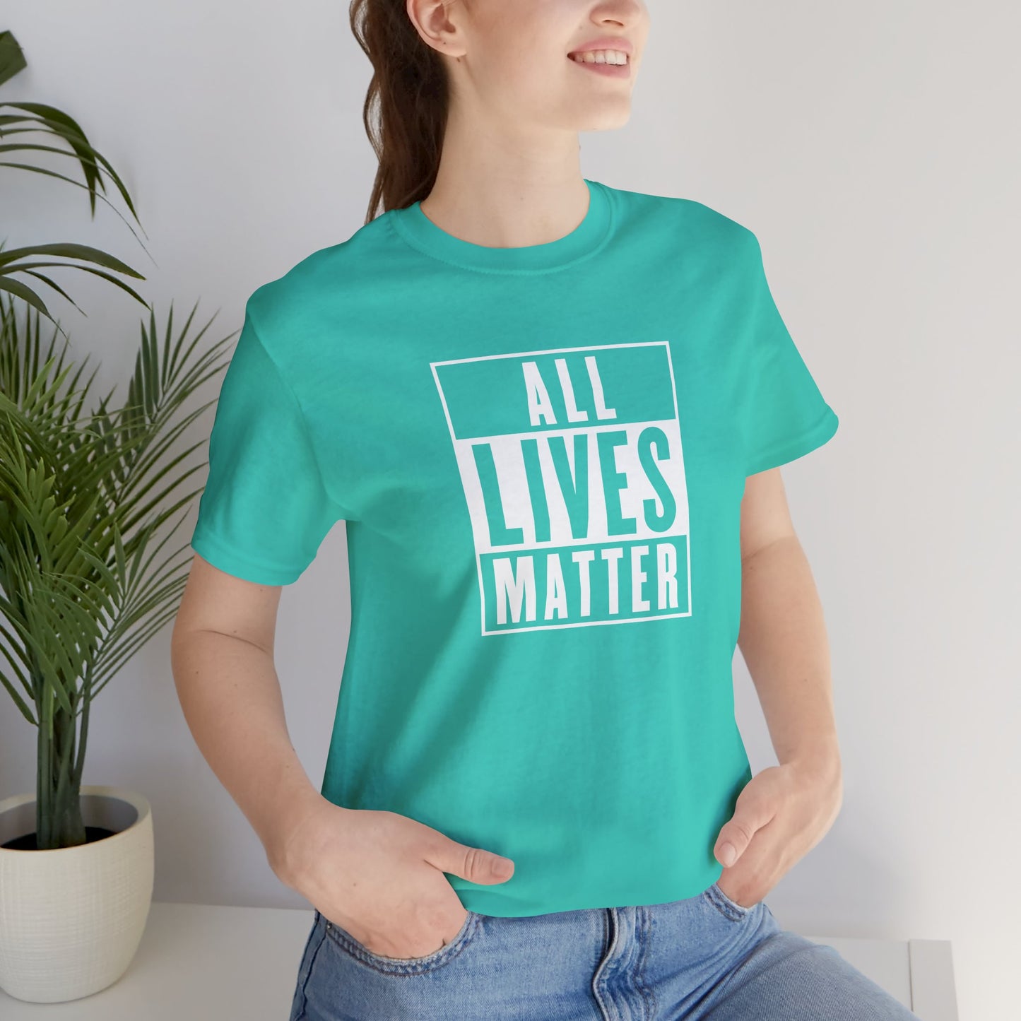 All Lives Matter ✊🏽🖤 Unisex Jersey Short Sleeve Tee