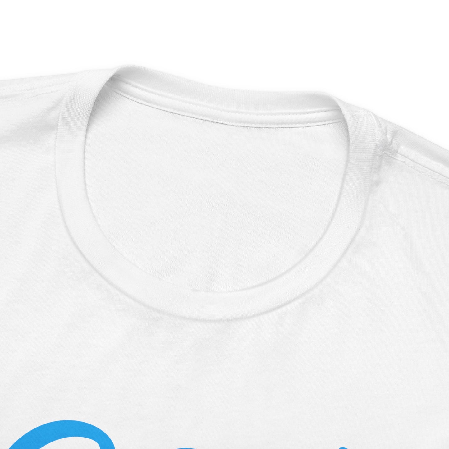 Christ is Risen Blue Print Unisex Jersey Short Sleeve Tee